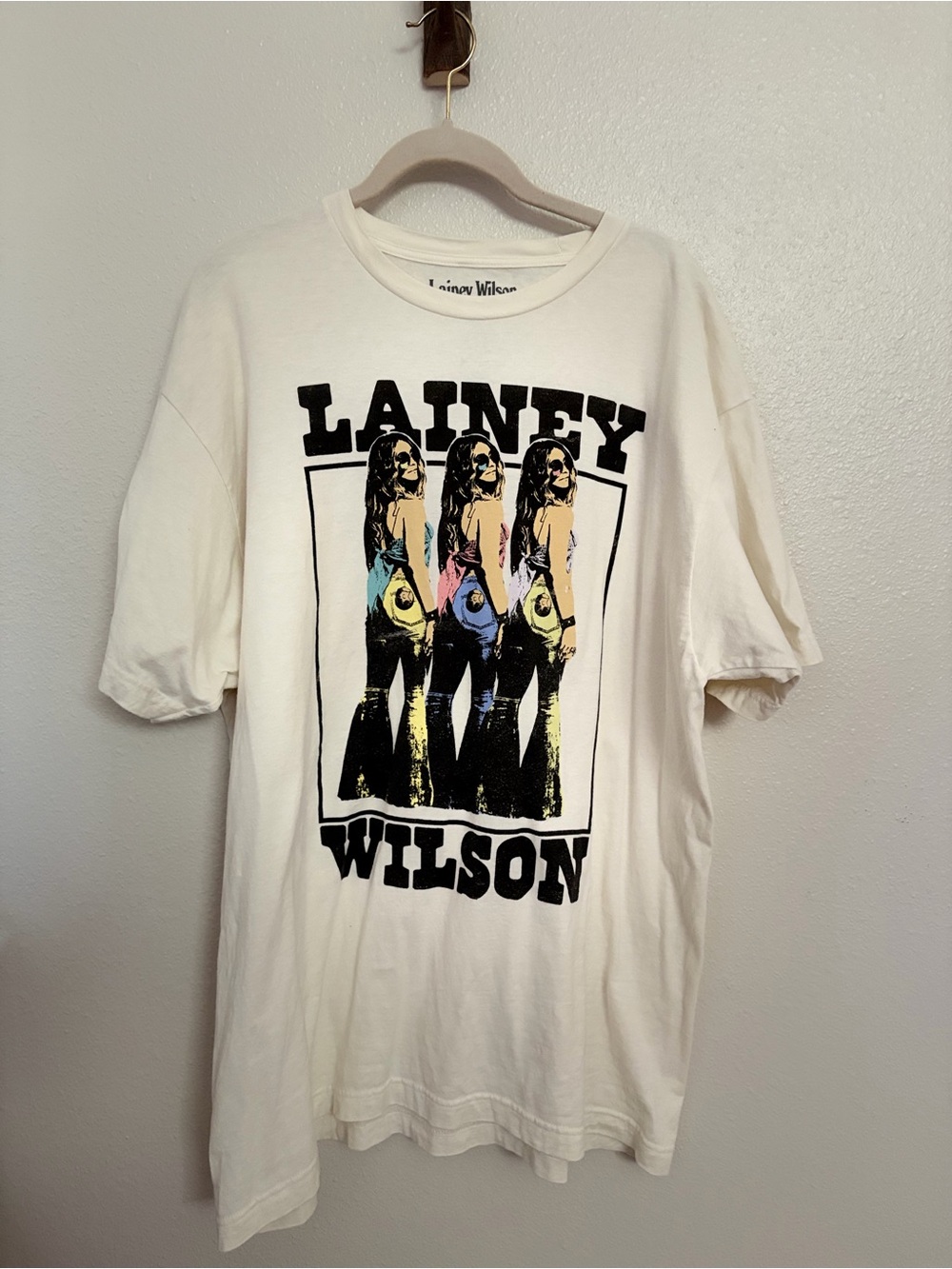 Lainey Wilson Repeat Natural T-Shirt